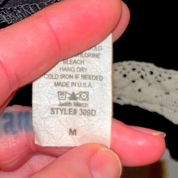 Judith March Dress. Strapless & Tiered with crochet details! Worn once! - Picture 4 of 8